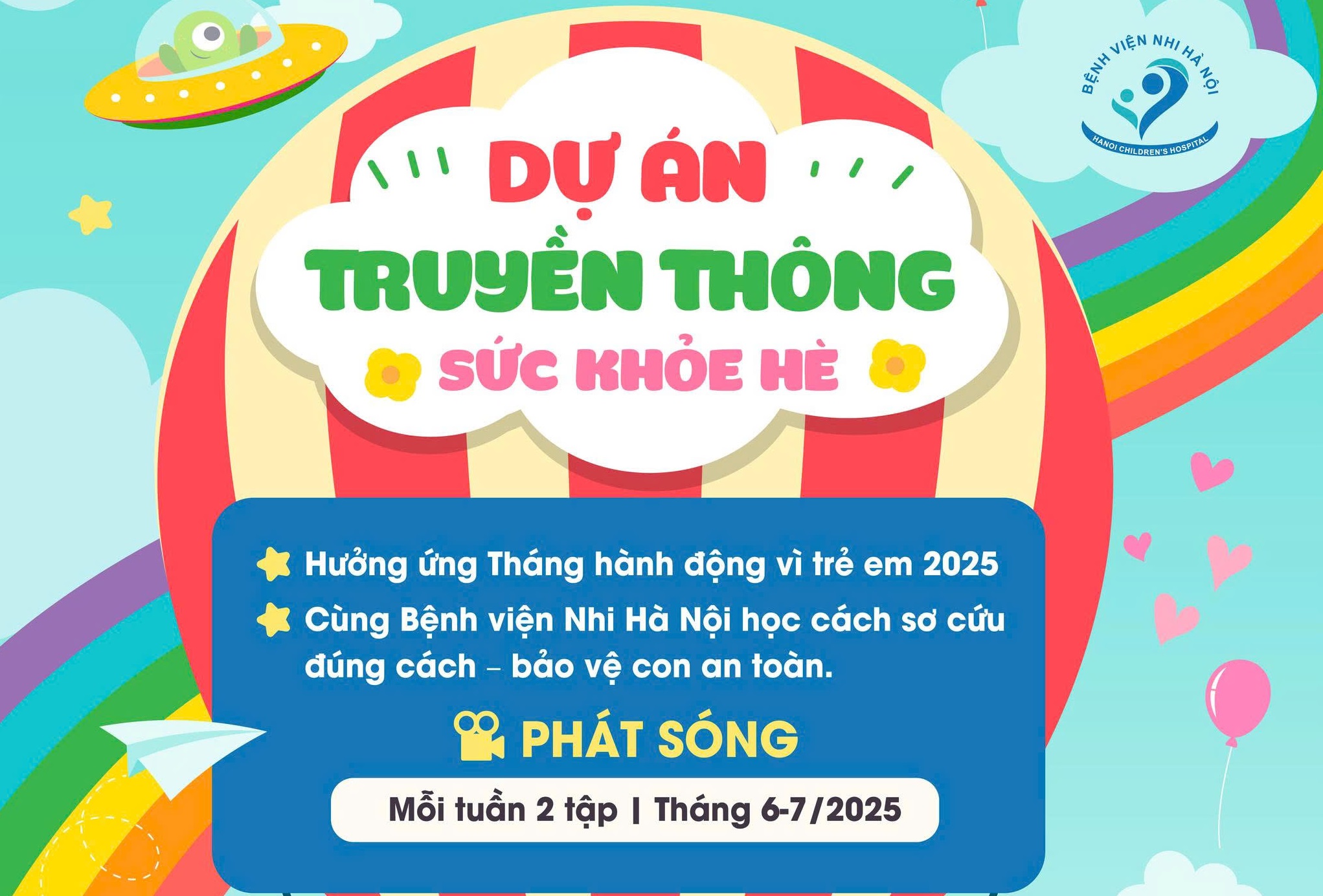 Dự án Truyền thông Sức khỏe Hè: CÁCH XỬ TRÍ CÁC TAI NẠN, TÌNH HUỐNG Y TẾ THƯỜNG GẶP Ở TRẺ