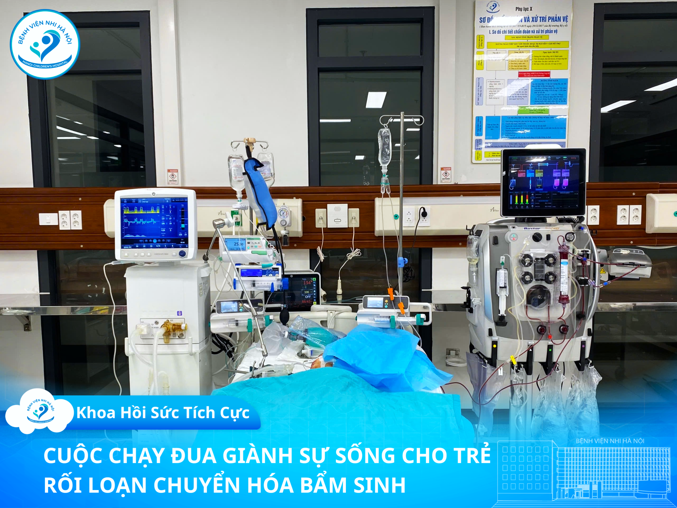 CUỘC CHẠY ĐUA GIÀNH SỰ SỐNG CHO TRẺ RỐI LOẠN CHUYỂN HÓA BẨM SINH