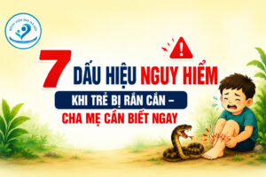 7 DẤU HIỆU NGUY HIỂM KHI TRẺ BỊ RẮN CẮN – CHA MẸ CẦN BIẾT NGAY