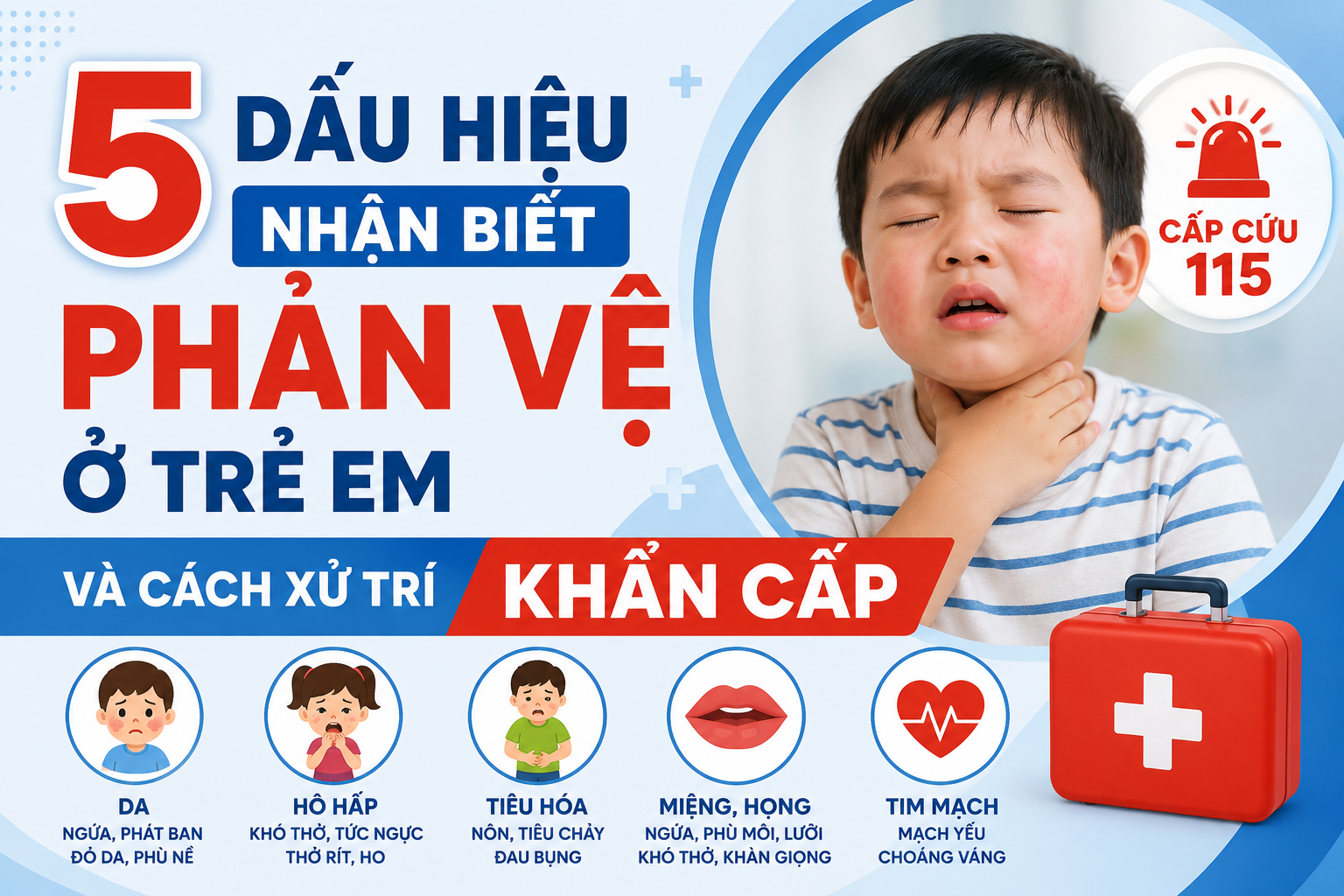5 DẤU HIỆU NHẬN BIẾT PHẢN VỆ Ở TRẺ EM VÀ CÁCH XỬ TRÍ KHẨN CẤP