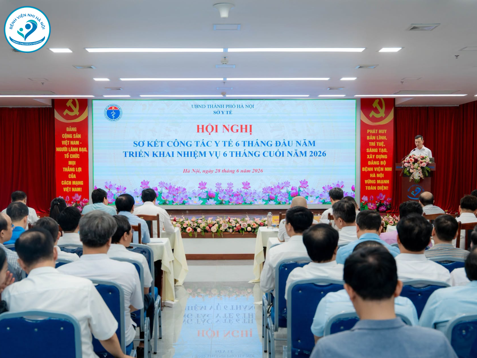 HỘI NGHỊ SƠ KẾT CÔNG TÁC Y TẾ 6 THÁNG ĐẦU NĂM VÀ TRIỂN KHAI NHIỆM VỤ 6 THÁNG CUỐI NĂM 2026 CỦA SỞ Y TẾ THÀNH PHỐ HÀ NỘI