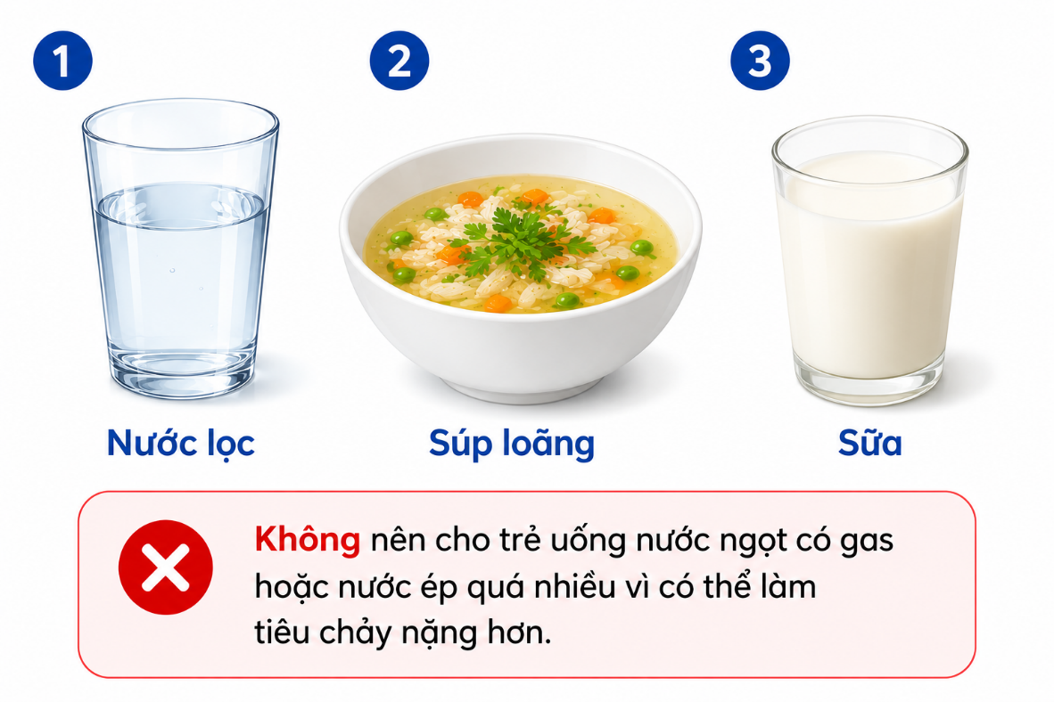 5 LƯU Ý CHĂM SÓC DINH DƯỠNG CHO TRẺ MẮC ADENOVIRUS