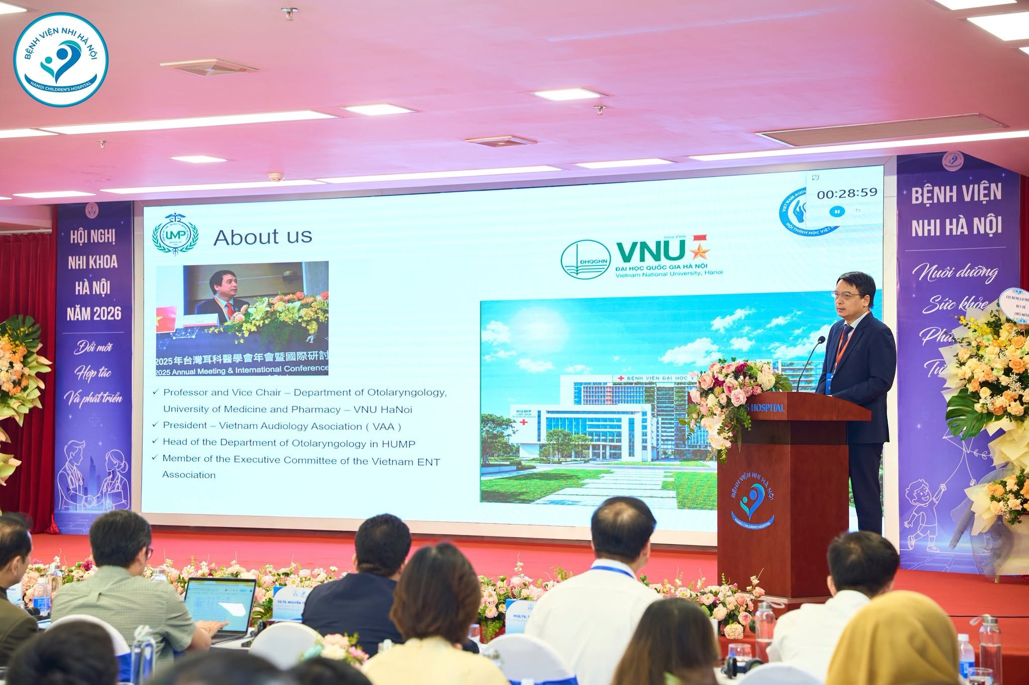 PGS.TS. Nguyễn Tuyết Xương, Chủ tịch Hội Thính học Việt Nam.