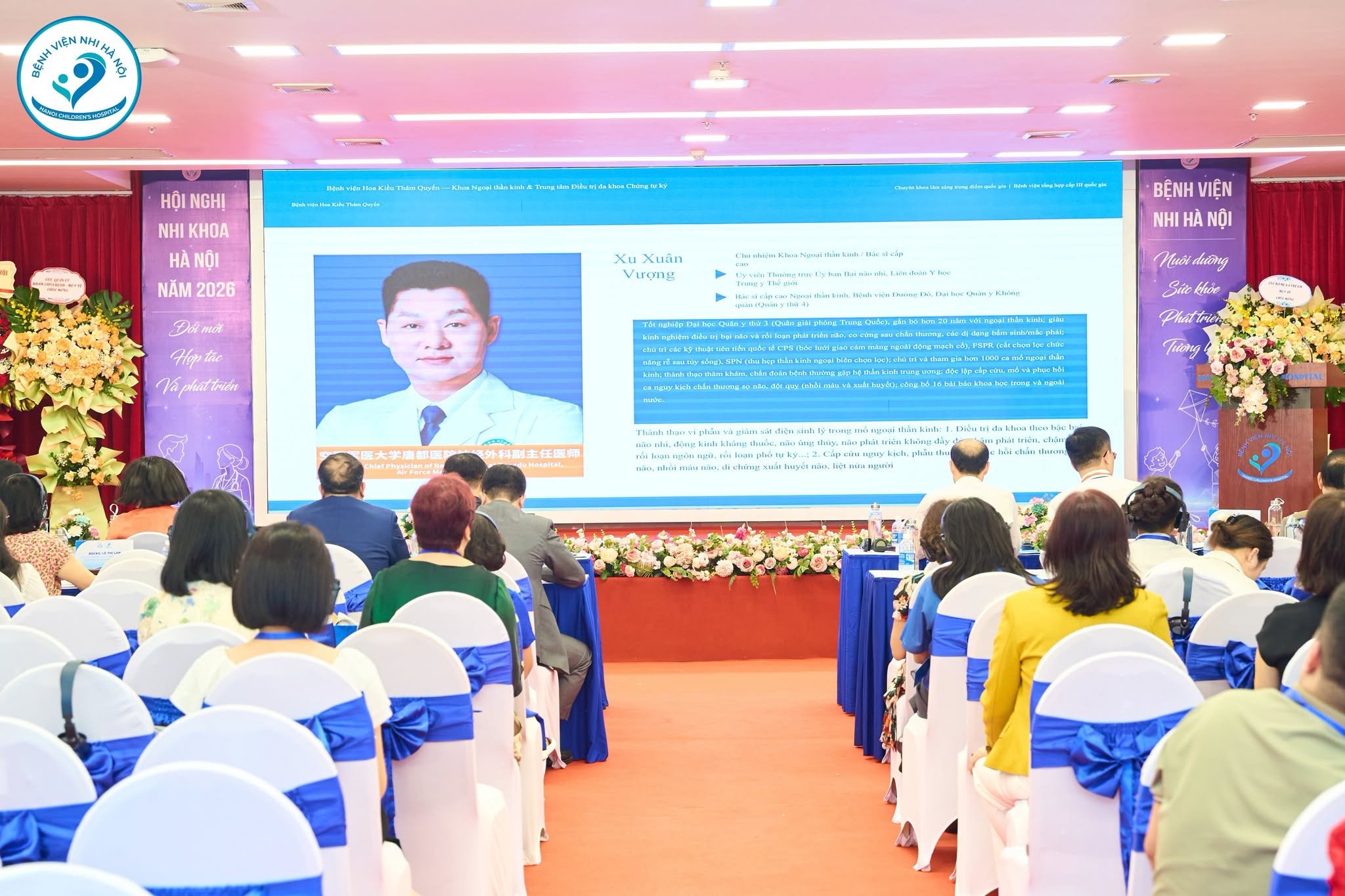 BS. Xu Chun Wang, Chủ nhiệm Khoa Ngoại thần kinh, Bệnh viện Hoa Kiều Thâm Quyến, Trung Quốc.